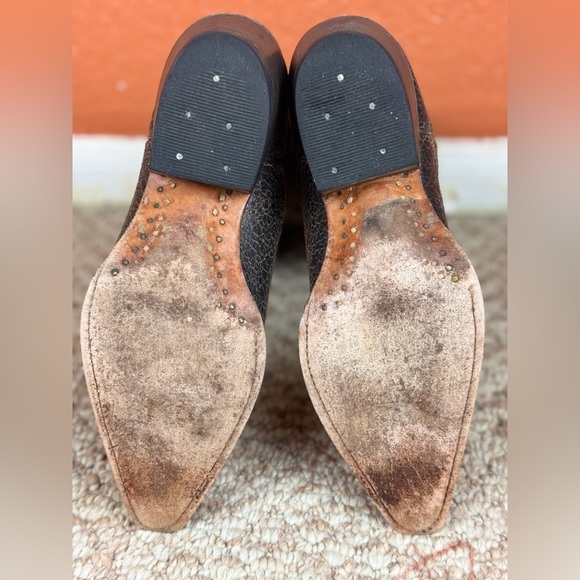 Buffalo David Bitton Tan Leather Boots Size 36EE - Picture 11 of 14